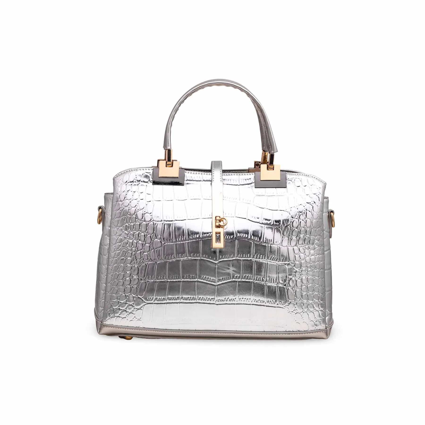 Silver Formal Hand Bag P36127
