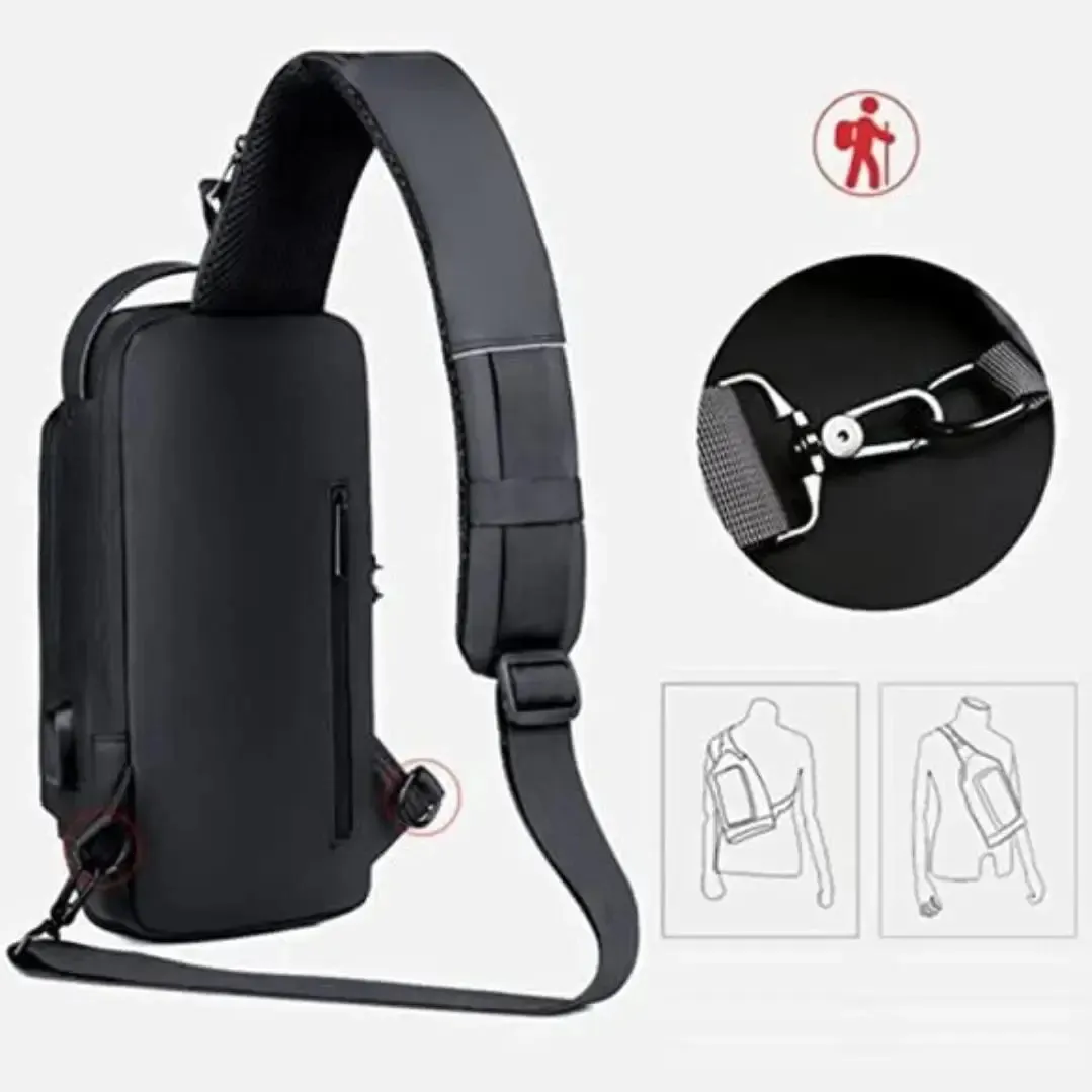 Sling Bag - Unisex Crossbody Sling Bag for Accessory Kit