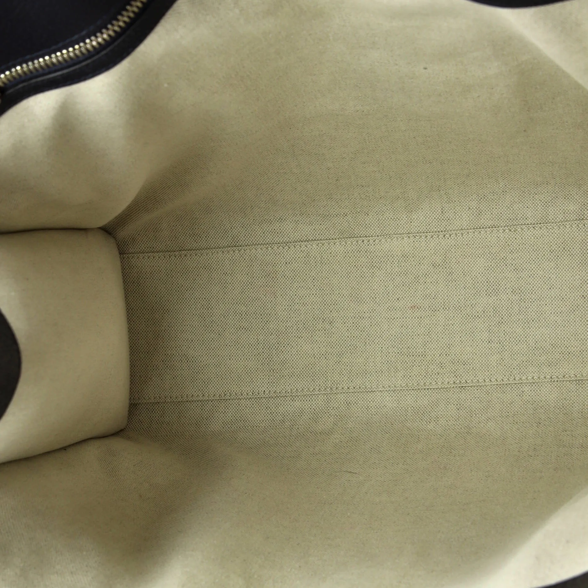 Structured Top Handle Open Tote GG Coated Canvas Medium