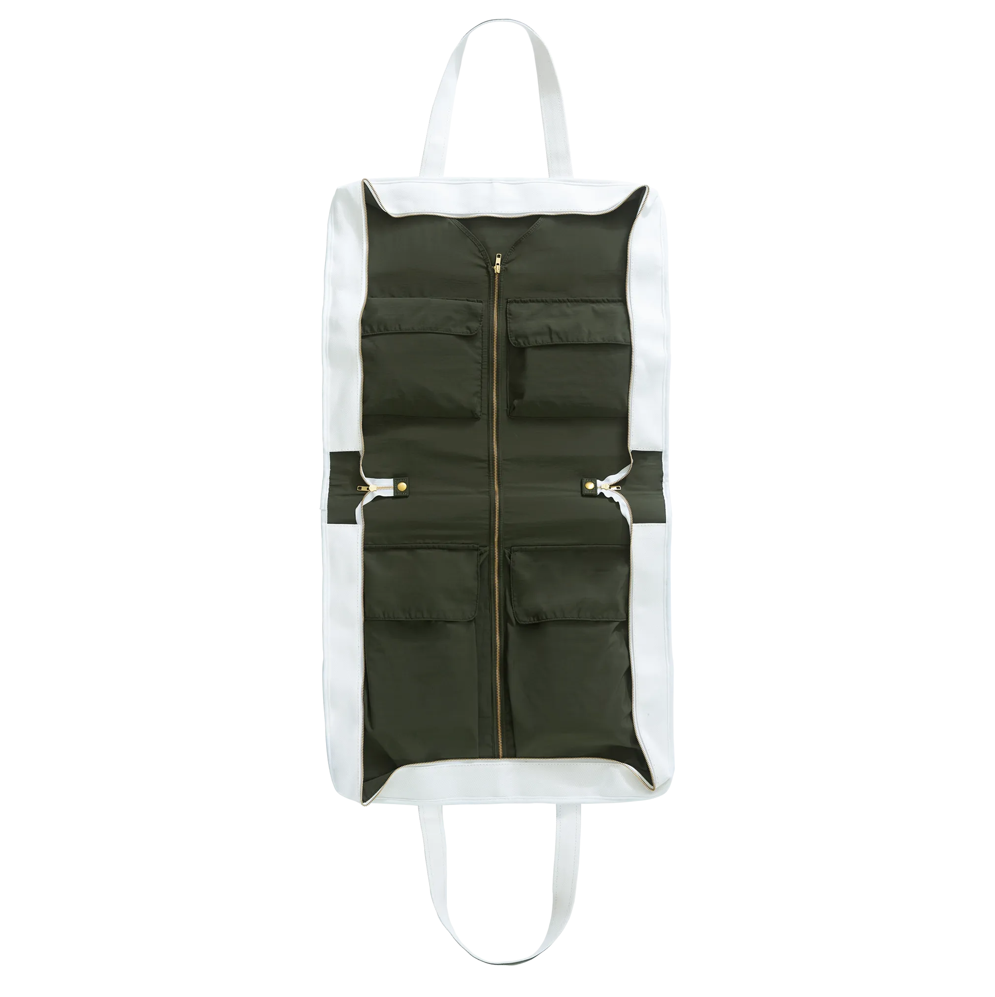 Suit Travel Bag - Off White / Olive