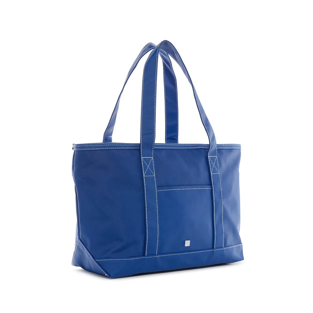 Tote Bag - Coated Canvas Medium Tote - Blue Bell
