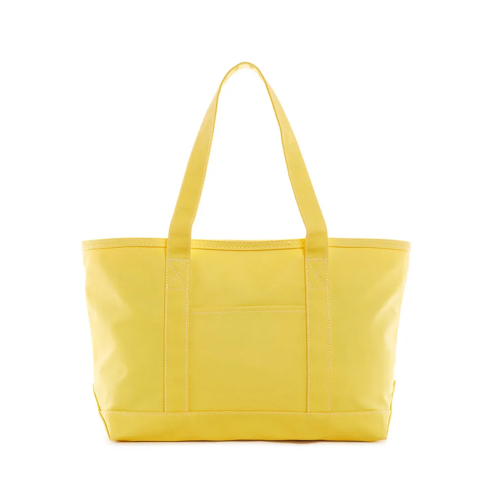 Tote Bag - Coated Canvas Medium Tote - Daffodil Yellow