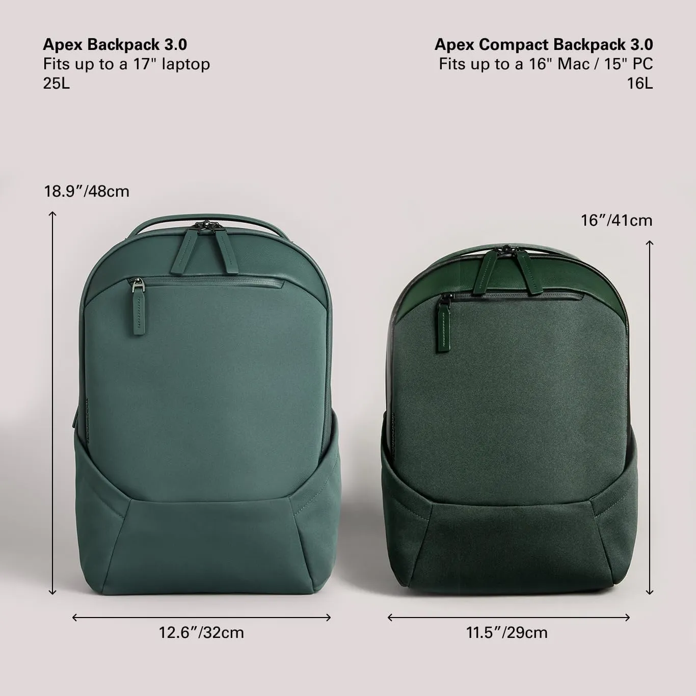 Troubadour Apex Backpack 3.0-25L Premium Laptop Backpack - Ergonomic & Water Resistant - Designed for Work and Travel - Livid Green