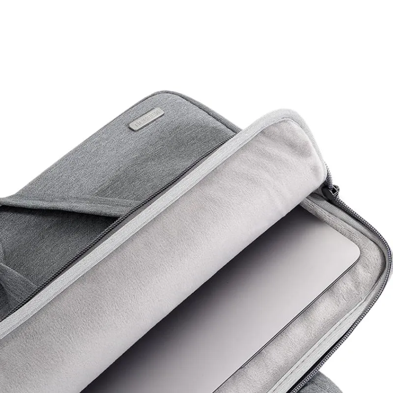 UGREEN Portable Laptop Sleeve Bag Waterproof Case with Three Layers Padded Foam Interior for 13-13.9"/14-14.9″/15-15.9" Computer, Tablet (Gray) | 20448, 30325, 50337