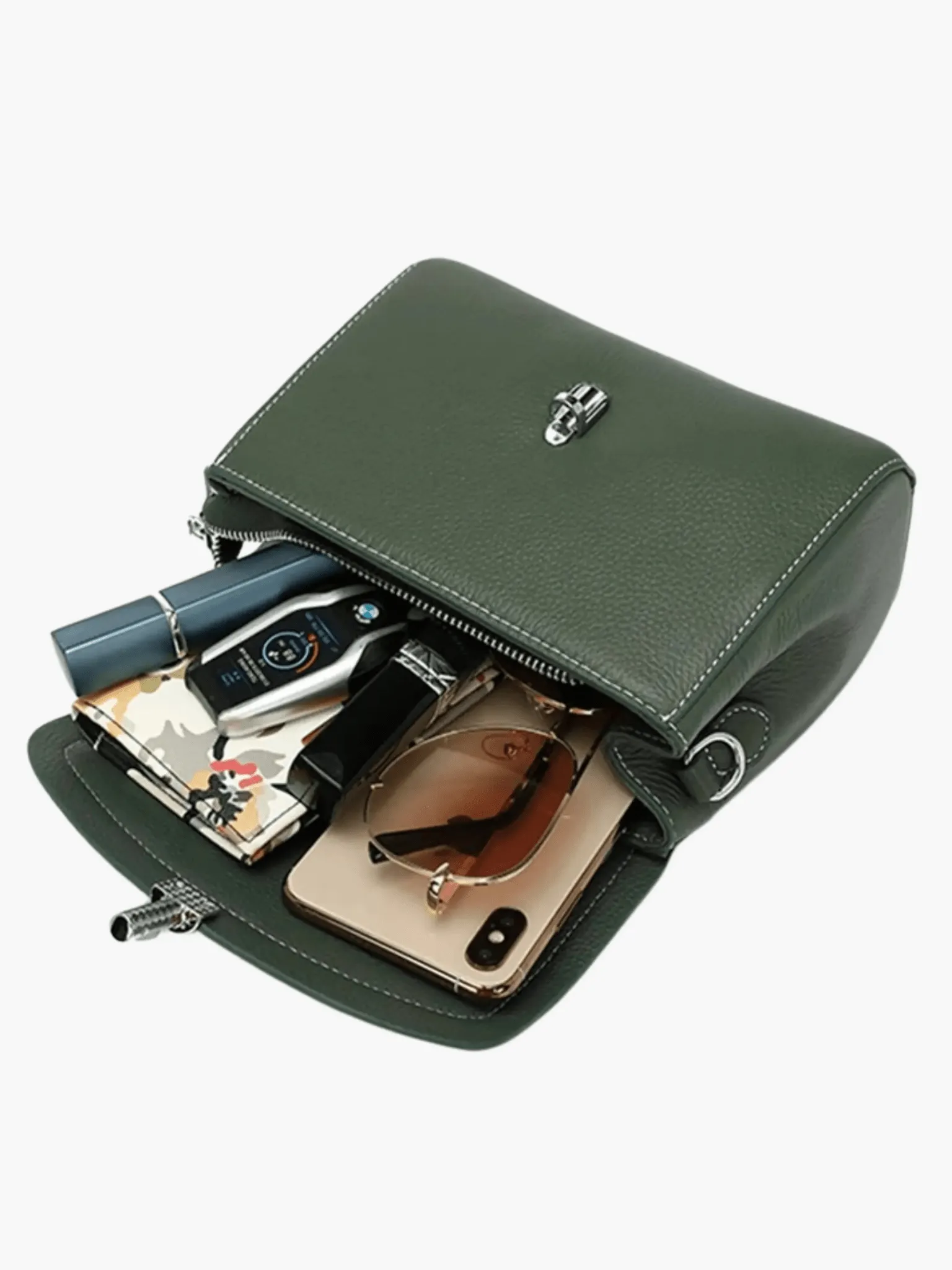 Victoria | Croc-Embossed Bag