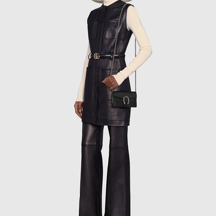 (WMNS) GUCCI Dionysus Mini-Sized Single-Shoulder Bag Black
