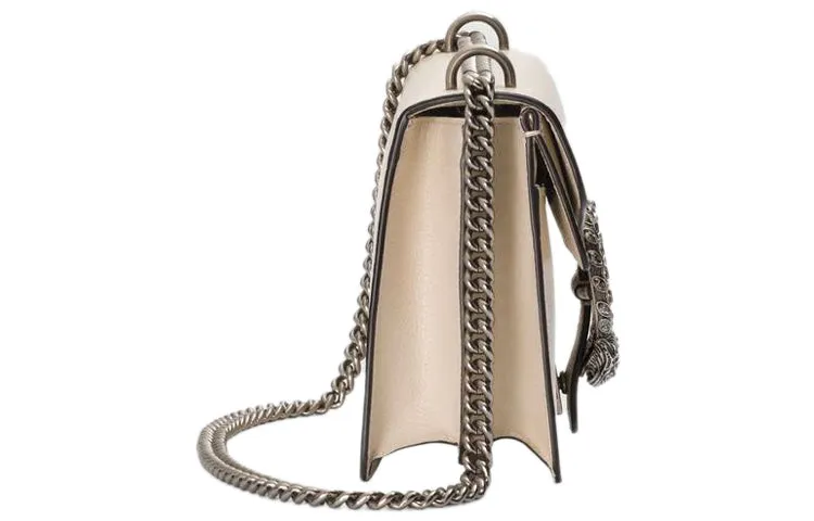 (WMNS) GUCCI Dionysus Series Single Shoulder Bag Small Beige