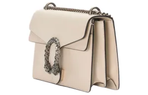 (WMNS) GUCCI Dionysus Series Single Shoulder Bag Small Beige