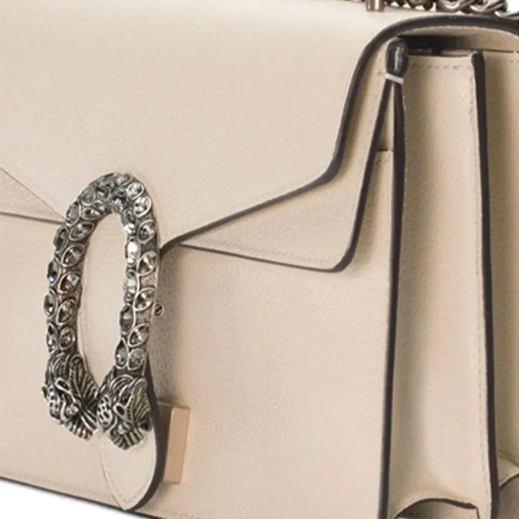 (WMNS) GUCCI Dionysus Series Single Shoulder Bag Small Beige