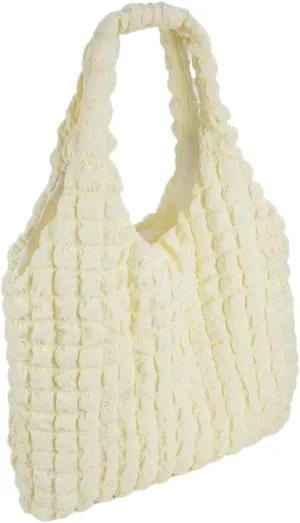Women's Wave Cloud Canvas Tote Bag - Boho Lightweight Beach Bag for Everyday Casual Style