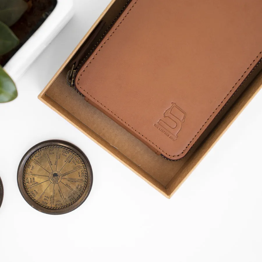Zipper Set (Compact Zipper Wallet - Tan   MOD Phone Wallet - Tan)